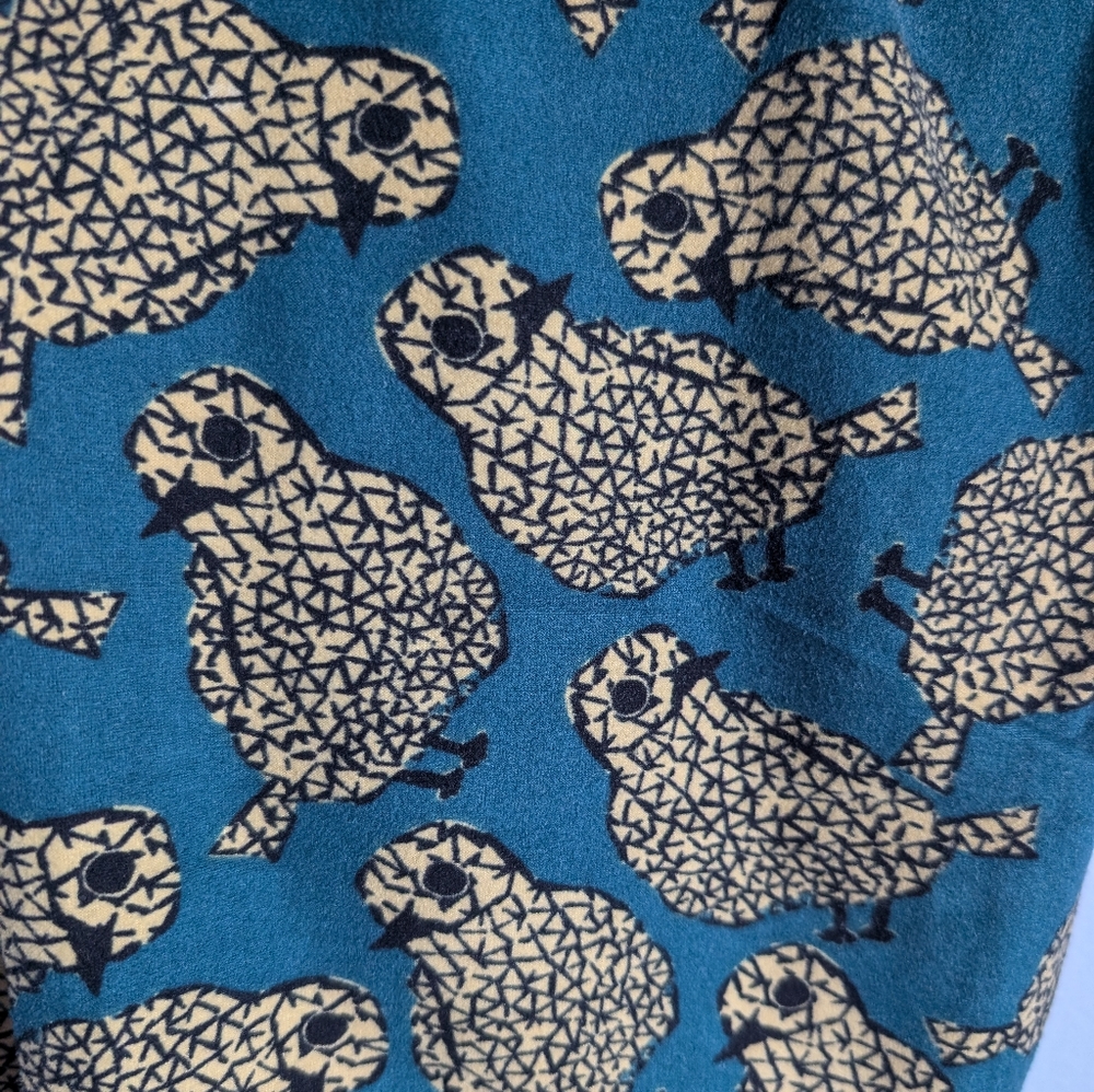 Sandpiper birds print leggings one size
